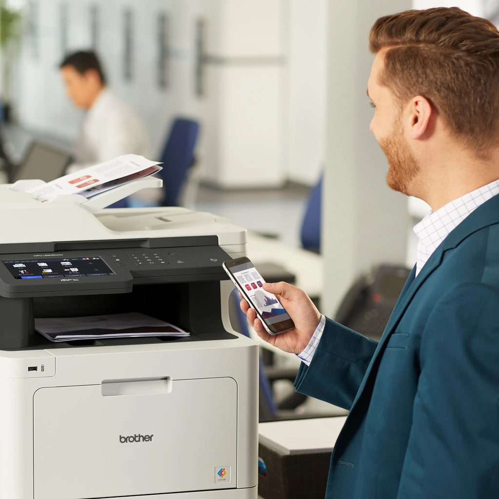 Color Laser All-in-One Printer with Duplex Print Copy Scan and Wireless Networking W284