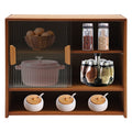 Small Kitchen Cabinet Sideboard with Sliding Door I91191