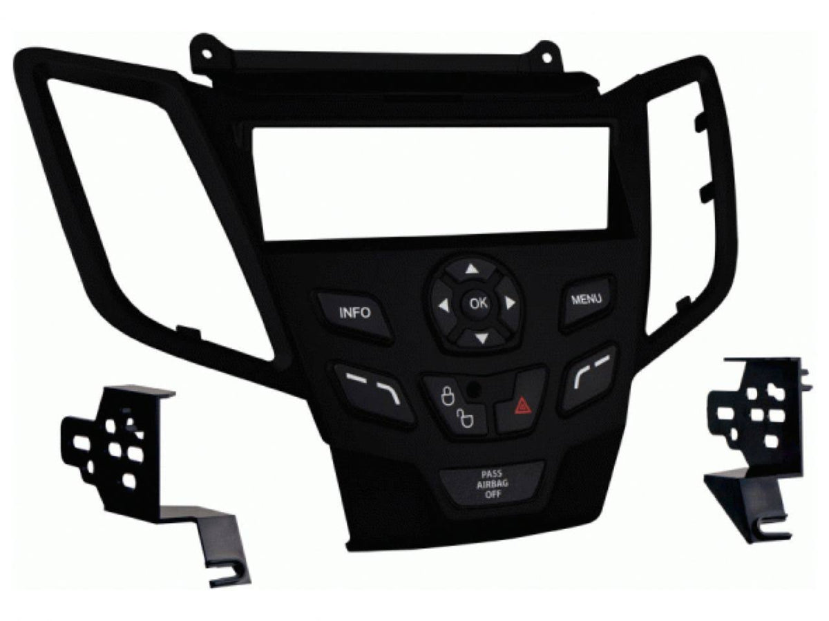 Vehicle Mount for Radio - ABS Plastic - Matte Black E744