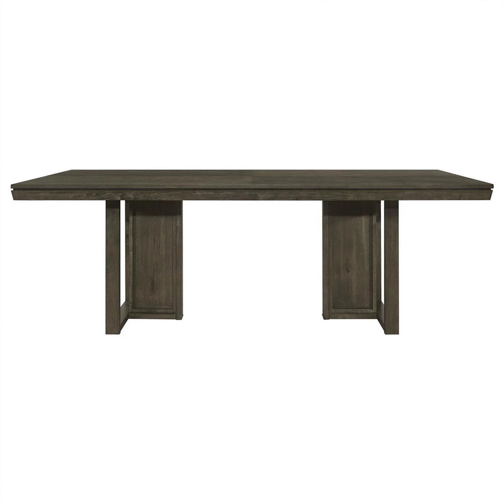 9-piece Wood Rectangular Dining Table Set C588895