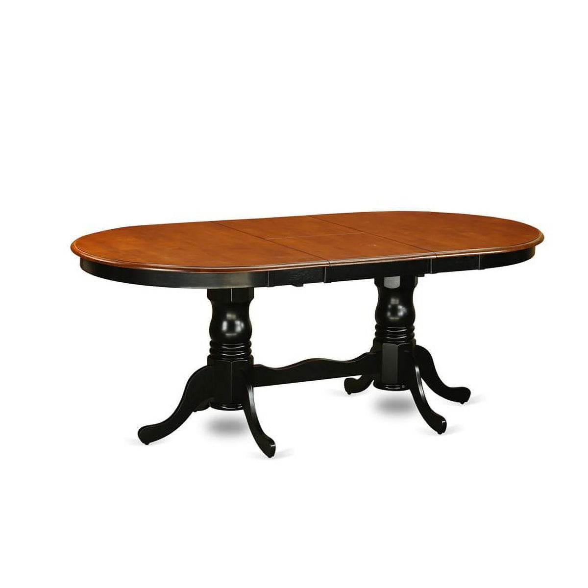 9-piece Wood Dining Table and Chair Set in Black W527279