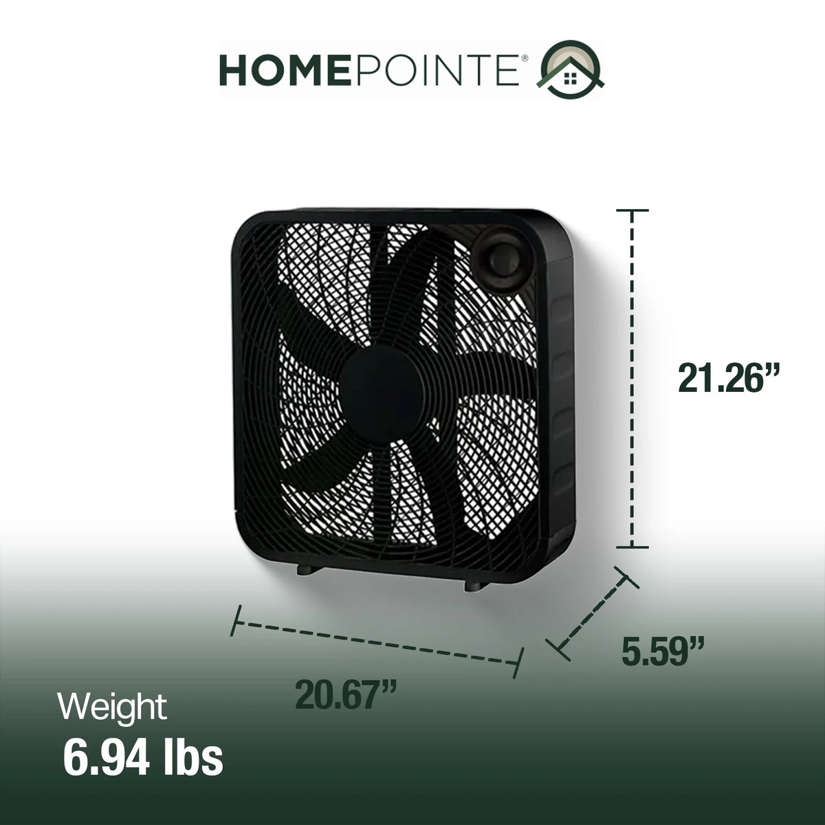 3 Speed 20 Inch Box Fan A294