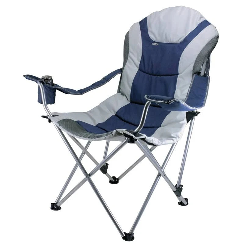 Navy Reclining Camp Chair U2177