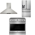 36 Gas Range, Range Hood and Refrigerator K8815