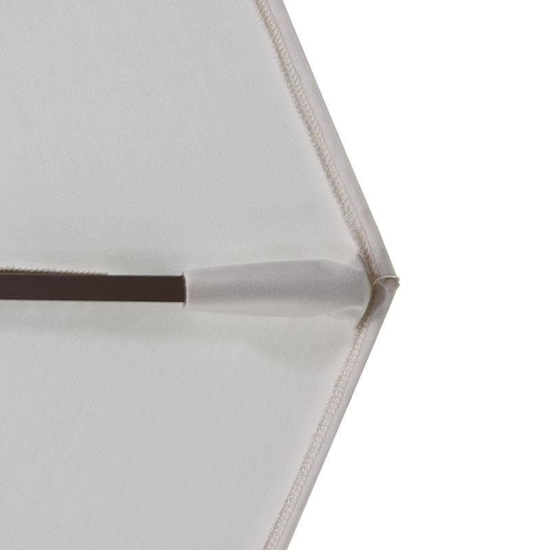 9 ft. Aluminum Push Button Tilt Olefin Market Umbrella, Red H168