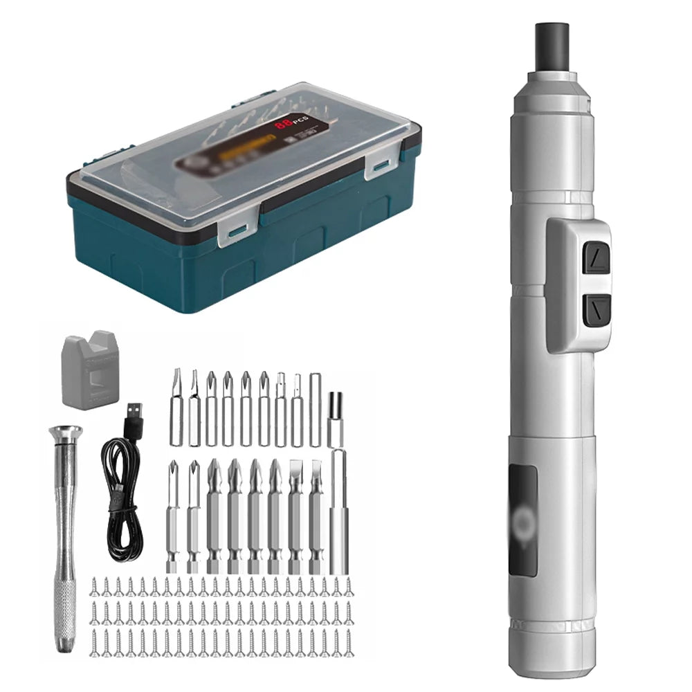 250r/min Metal Bits Screwdriver Set W1234