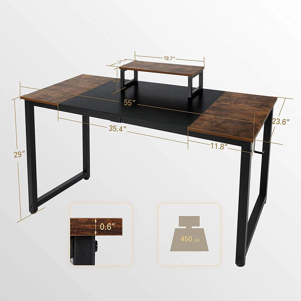 Computer Desk with Monitor Stand O6730