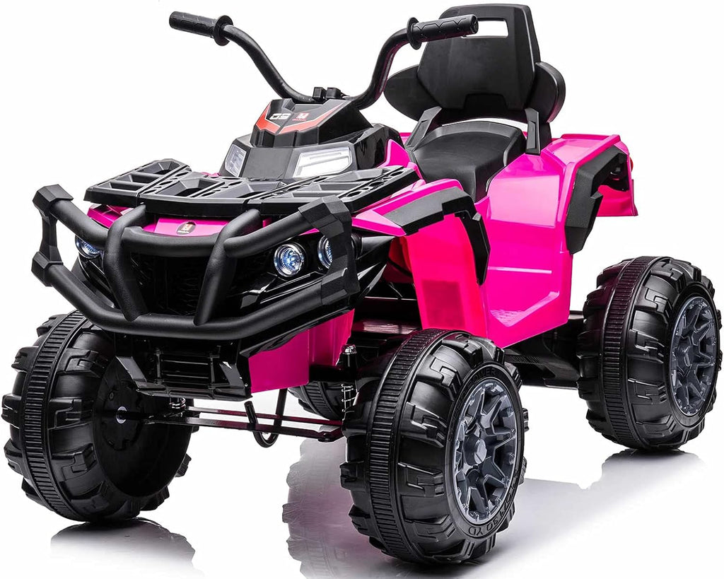 Kids Electric 4 Wheeler ATV, 12V Battery Powered, Black A180