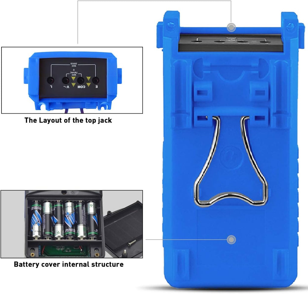 Digital Insulation Resistance Tester 5000V 200G ohms Auto Ranging Voltmeter D807389