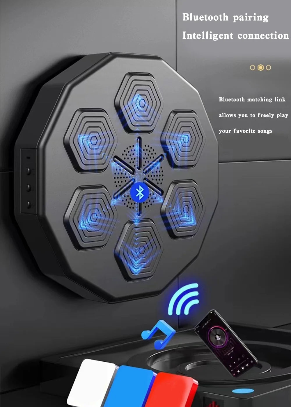 Wall Mounted Smart Electronic Music Boxing Machine R695584