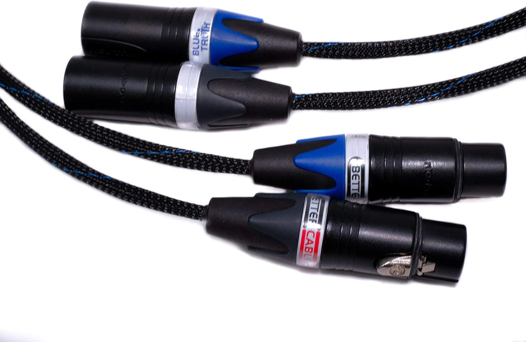 Balanced XLR Cables Stereo Pair 6 Feet O2606