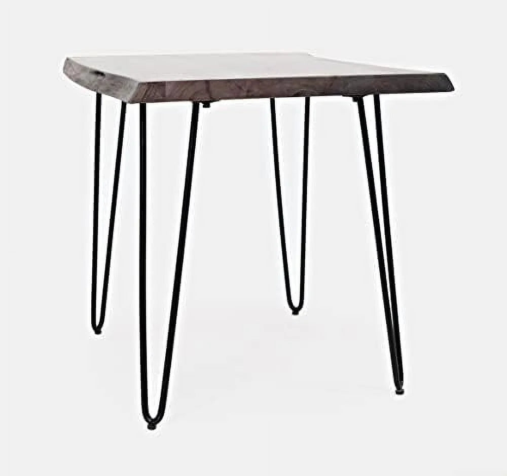 Solid Acacia Square End Table B203441