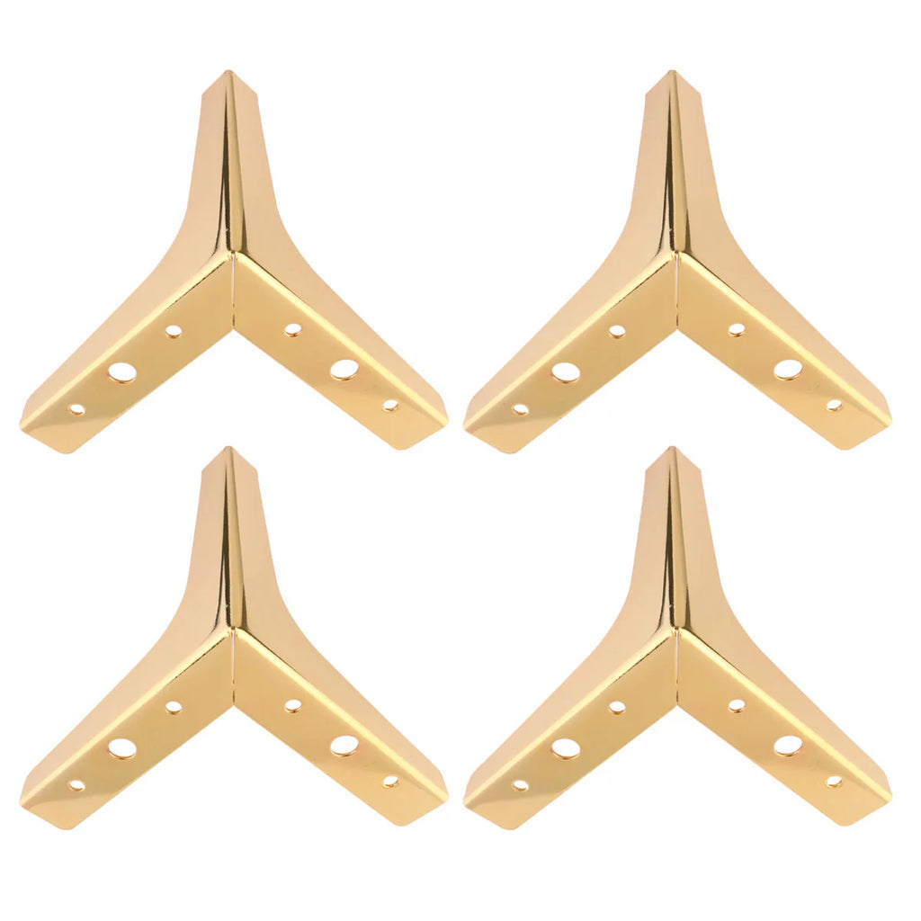 Gold 4 Set 7 Inch Metal Sofa Legs A205315