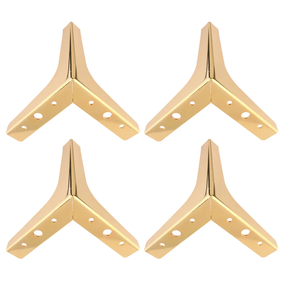 Gold 4 Set 7 Inch Metal Sofa Legs A205315