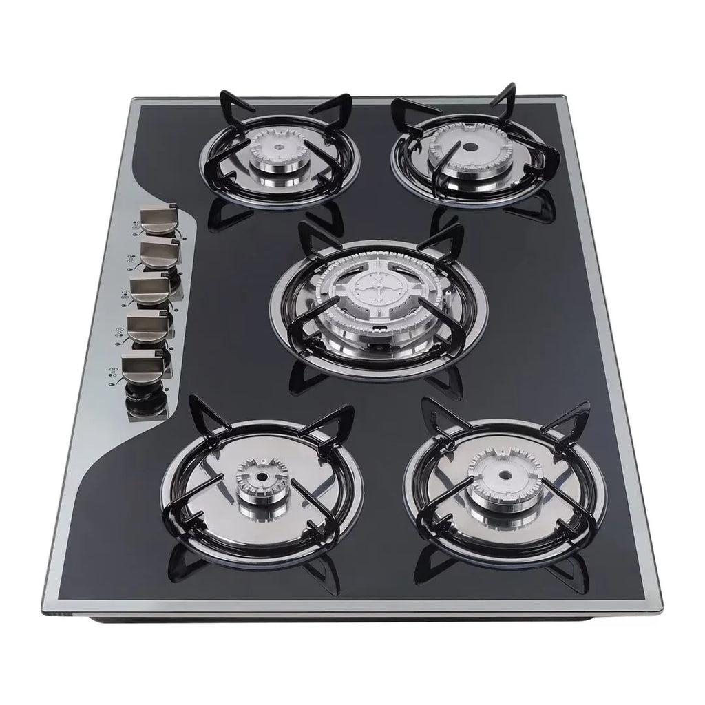 5 Burner Tempered Glass Gas Cooktop E87237