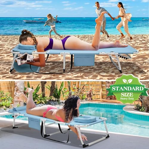 4-in-1 Folding Heavy Duty Chaise with 500LB Load Capacity R907319