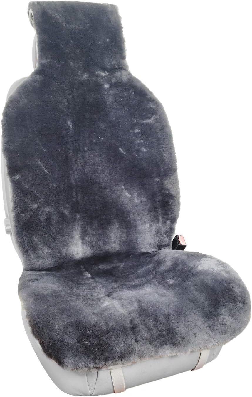 Charcoal Sheepskin Seat Cover C254435