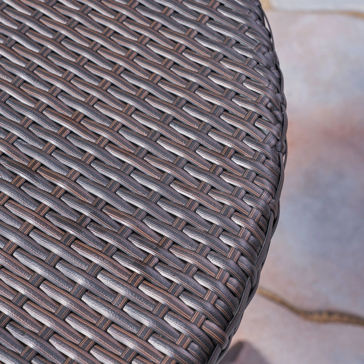 3-Piece Outdoor Wicker Fabric Bistro Set D1303