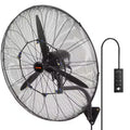 Wall-Mount Misting Fan 30 in. 3-Speed 9500 CFM Waterproof Oscillating Industrial Wall Fan D151