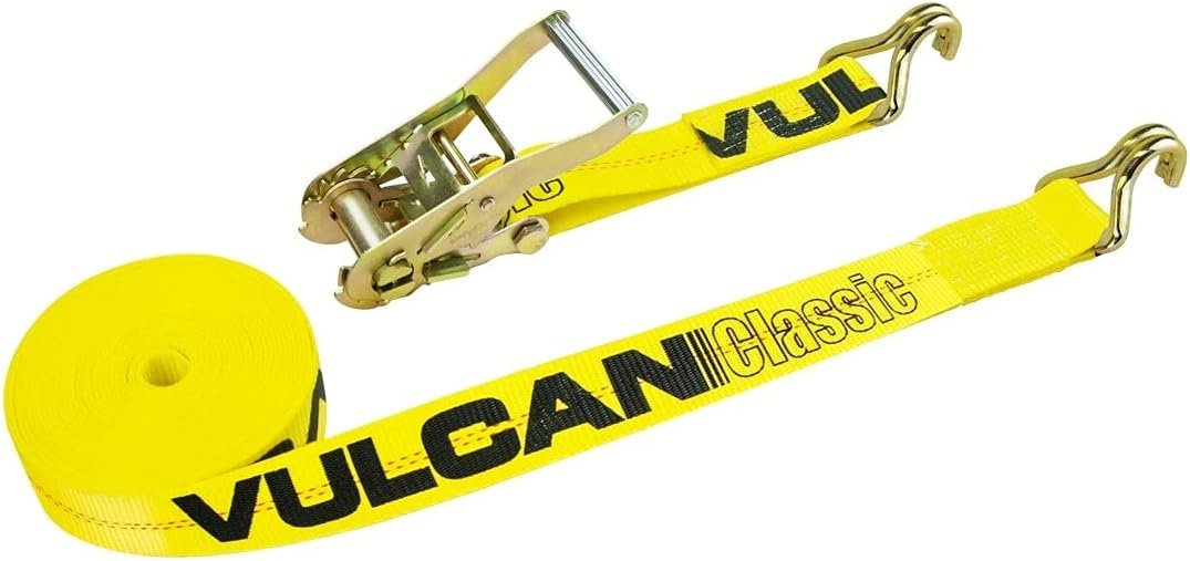 2 Inch x 27 Foot 8 Pack Ratchet Strap with Wire Hooks Y92695
