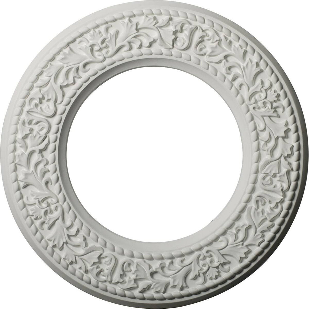 Blackthorn Ceiling Medallion Hand-Painted Pewter V68102