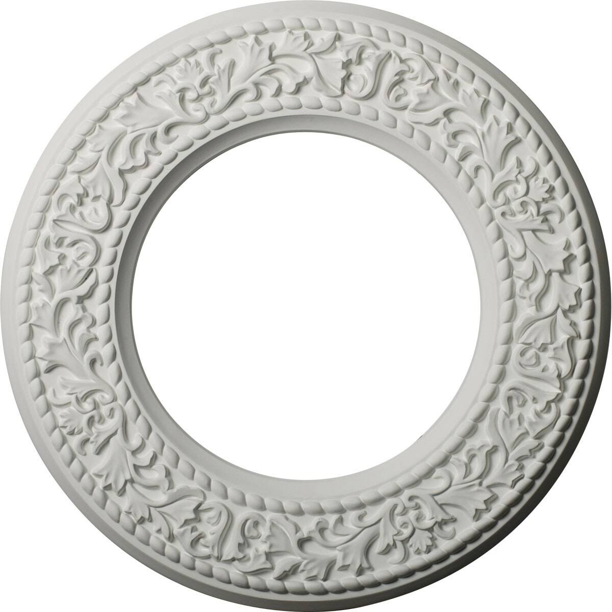 Blackthorn Ceiling Medallion Hand-Painted Pewter V68102