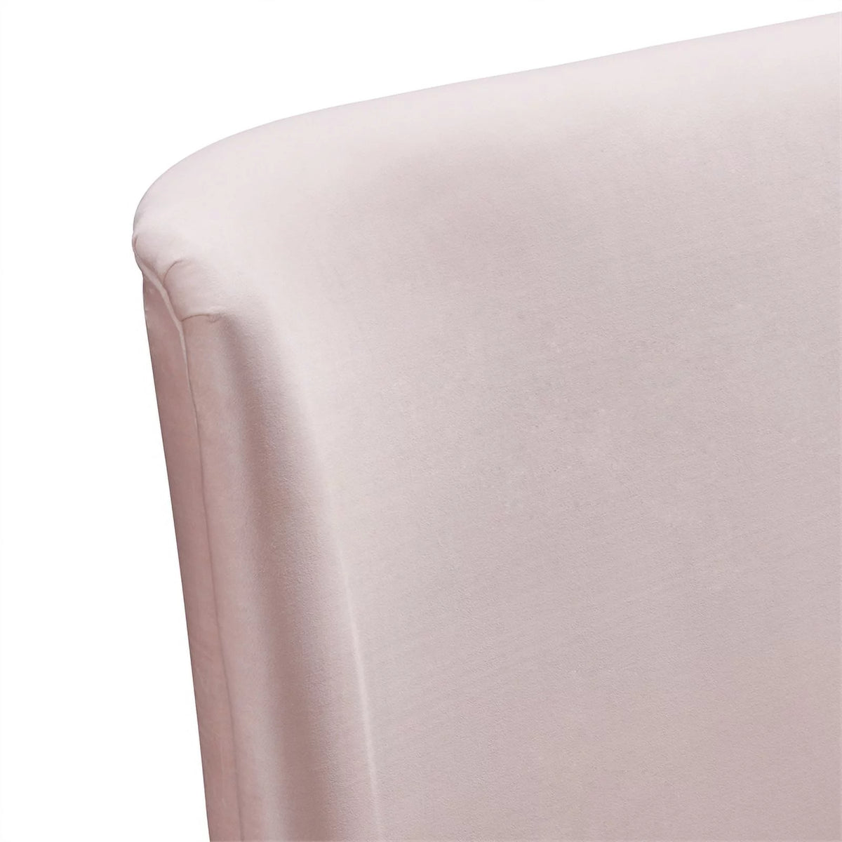 King Size Blush Pink Upholstered Platform Bed C439317