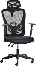 Black Ergonomic Mesh Office Chair with Lumbar Support D699