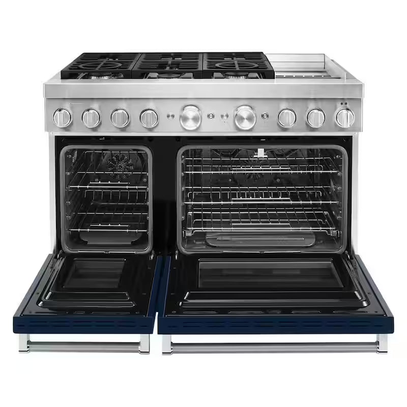 Ink Blue Smart Double Oven Dual Fuel Range with True Convection M23684
