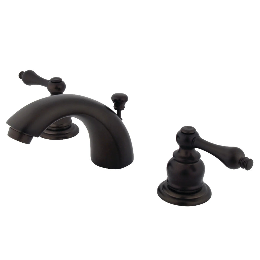 Oil Rubbed Bronze Mini-Widespread Bathroom Faucet A40206