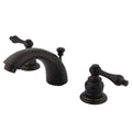 Oil Rubbed Bronze Mini-Widespread Bathroom Faucet A40206