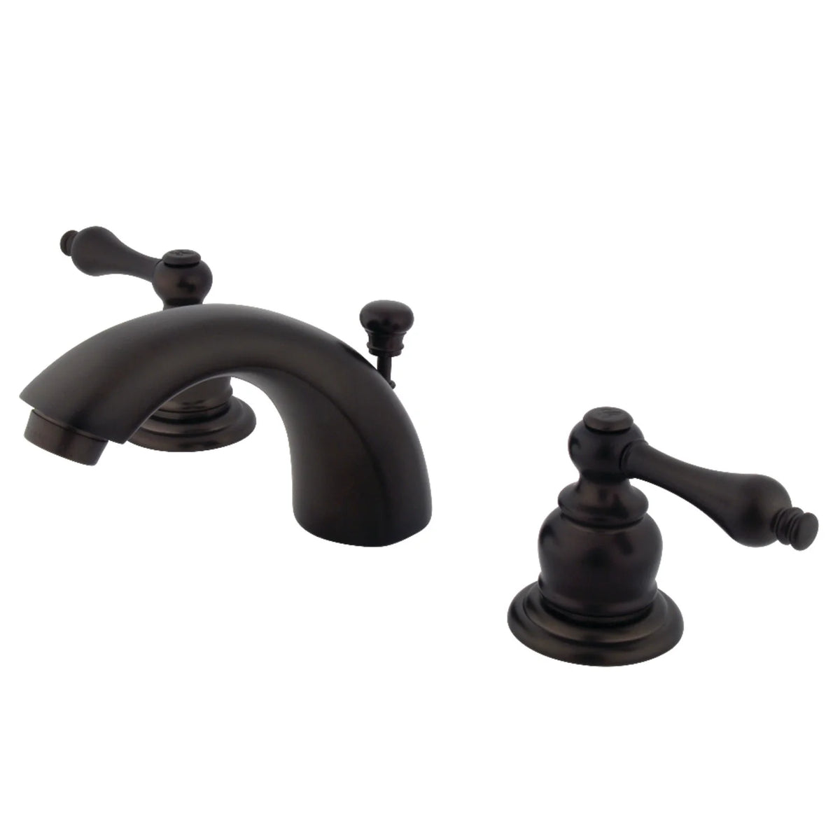 Oil Rubbed Bronze Mini-Widespread Bathroom Faucet A40206