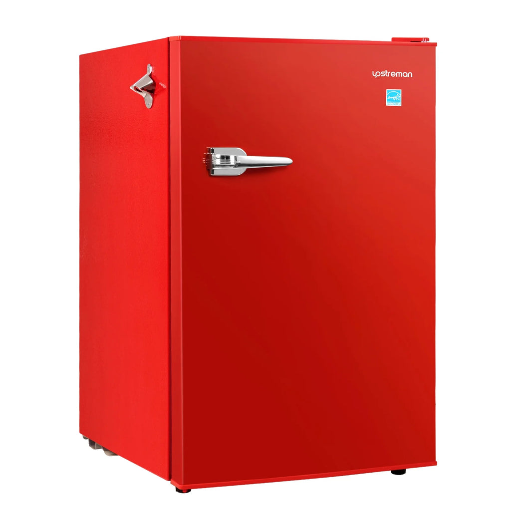2.5 Cu Ft Retro Compact Refrigerator Mini Fridge with Freezer O939
