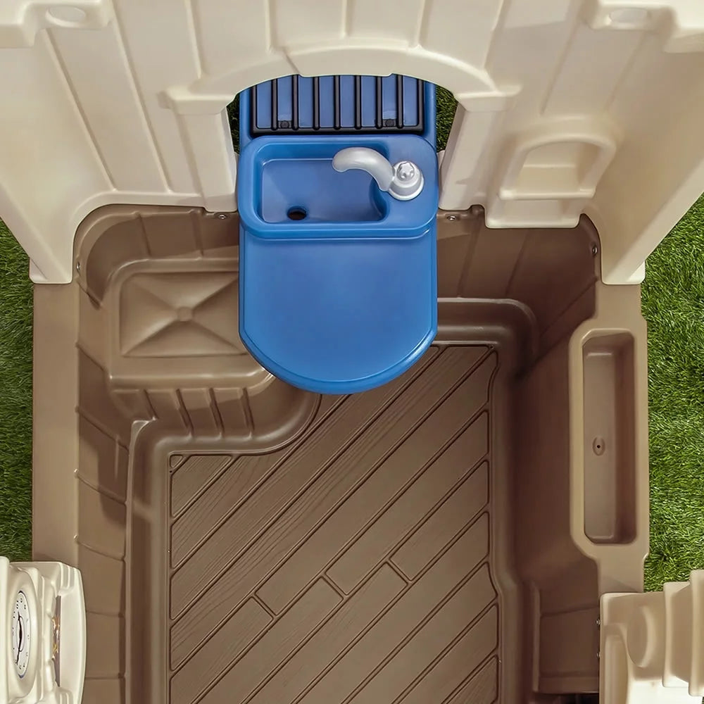 Brown Plastic Kids Playhouse G3204