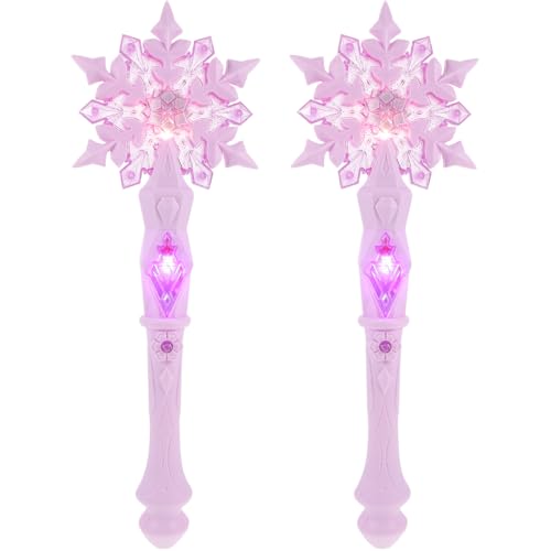 Glow Snowflake Fairy Wand with Sound, 12.59 Inch C855305