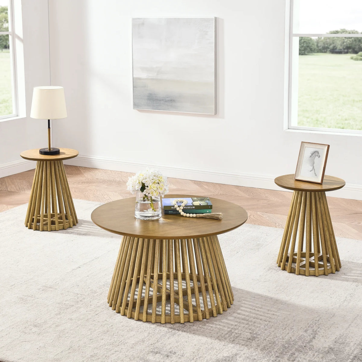 15.75'' Solid Wood Side Table N70276