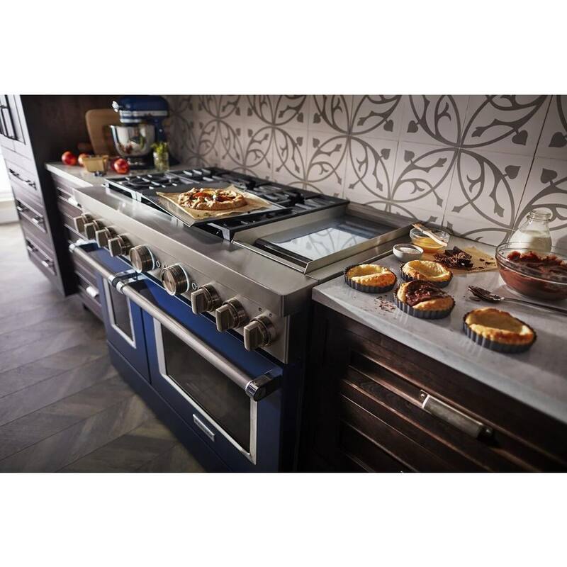 Ink Blue Smart Double Oven Dual Fuel Range with True Convection M23684