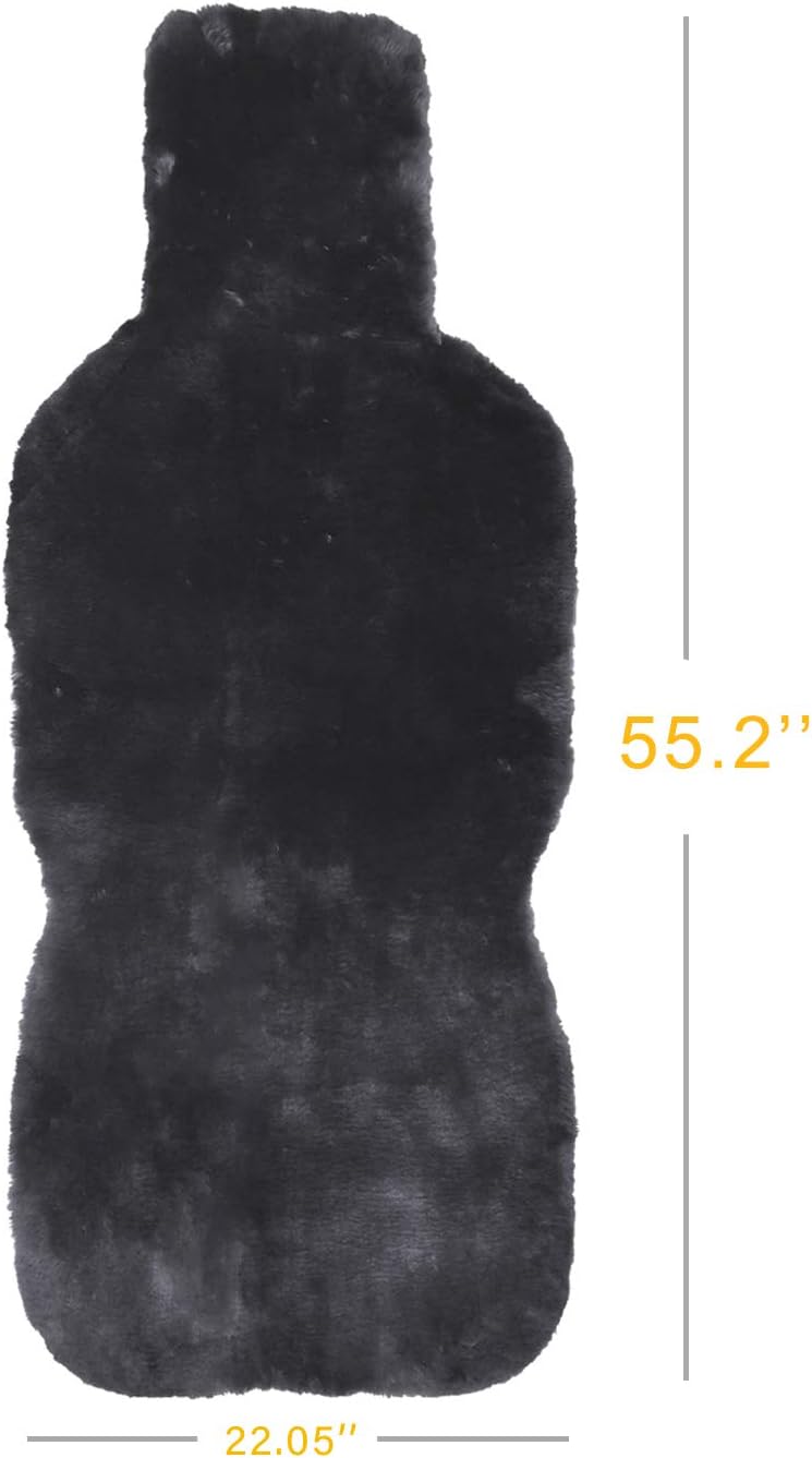 Charcoal Sheepskin Seat Cover C254435