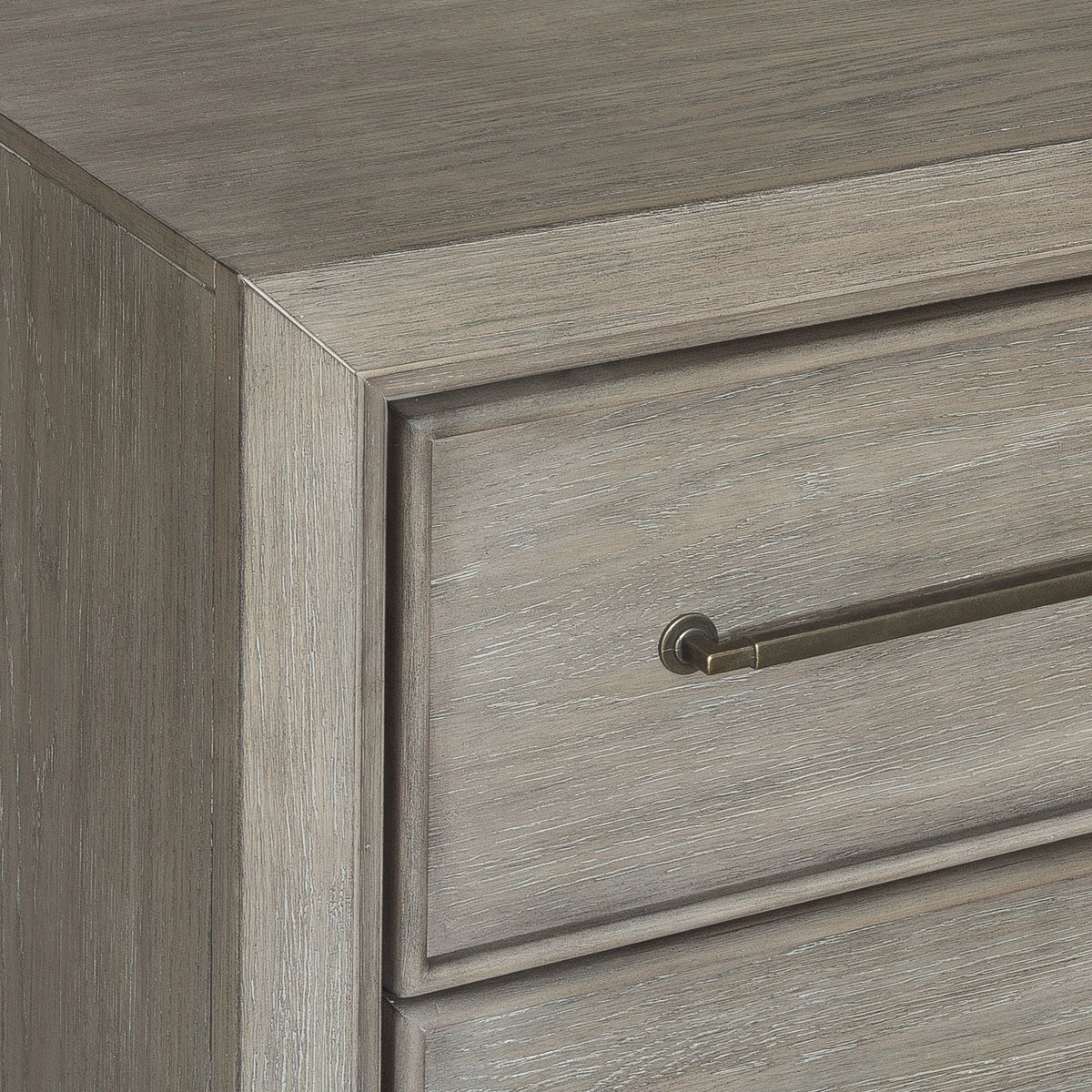 Gray Wood 6 Drawers Dresser E35610