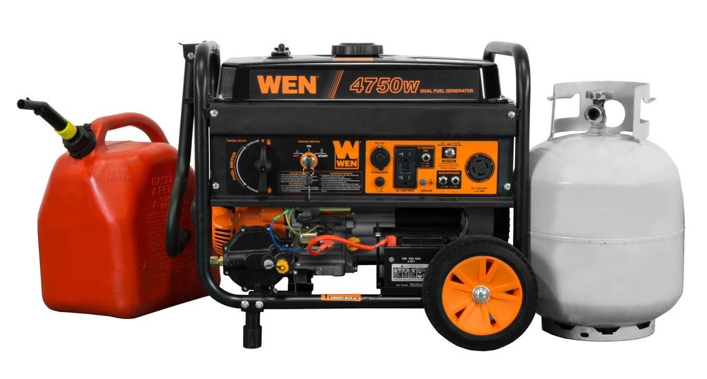4,750/3,800-Watt Dual Fuel Portable Generator with Wheel Kit D52260