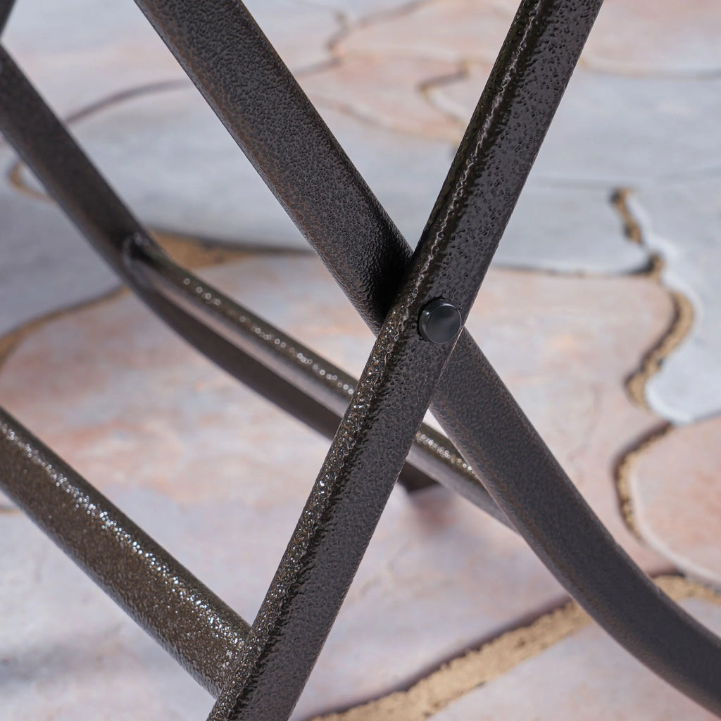 3-Piece Outdoor Wicker Fabric Bistro Set D1303