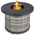 32in Round Gas Fire Pit Table A774