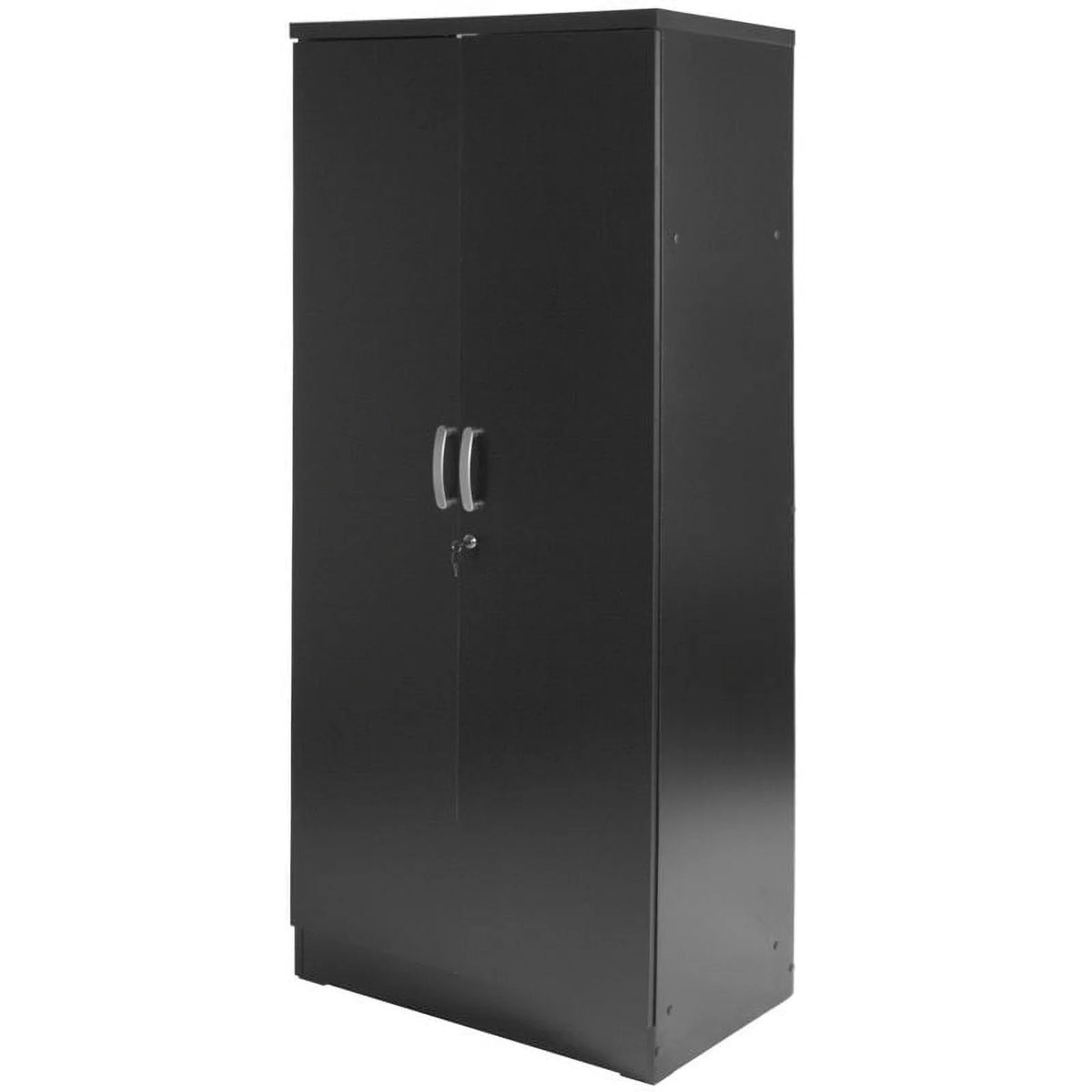 3-Piece Full Bed Armoire Wardrobe Cabinet and Nightstand L198