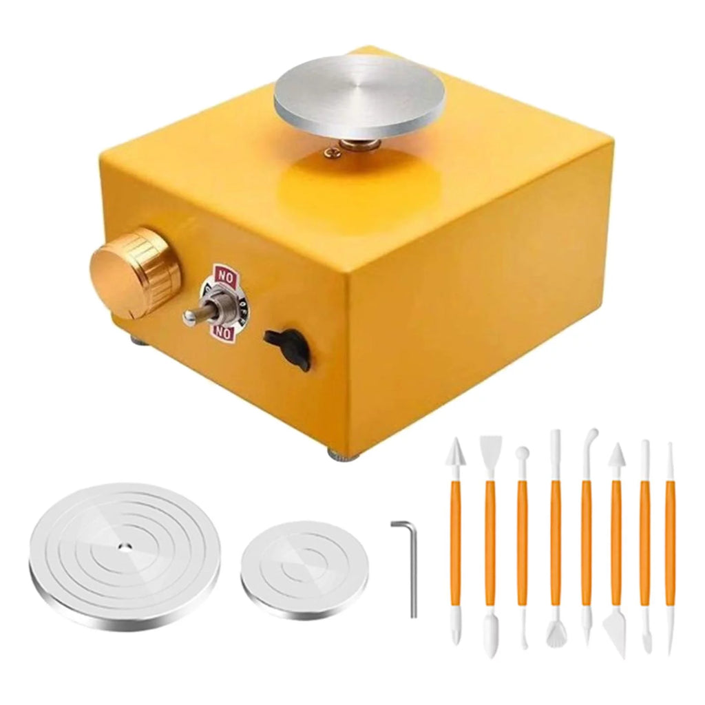 Mini Clay Making Forming Machine with 8 Ceramic Shaping Tools Q1409