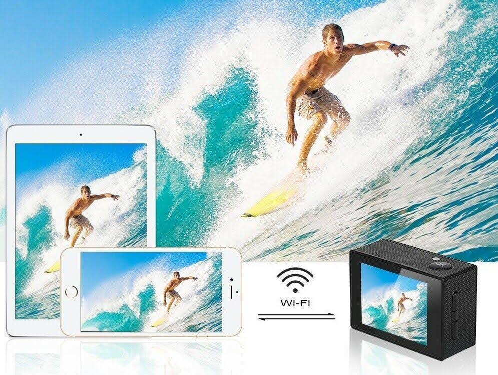 4K Ultra HD Sports Camera Bundle with Wireless Wrist Remote P16732