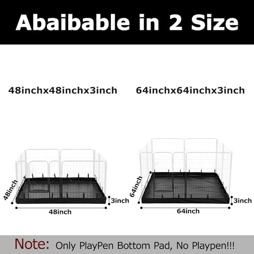 32" H 8 Panels Dog Playpen with Storage Bag F992562