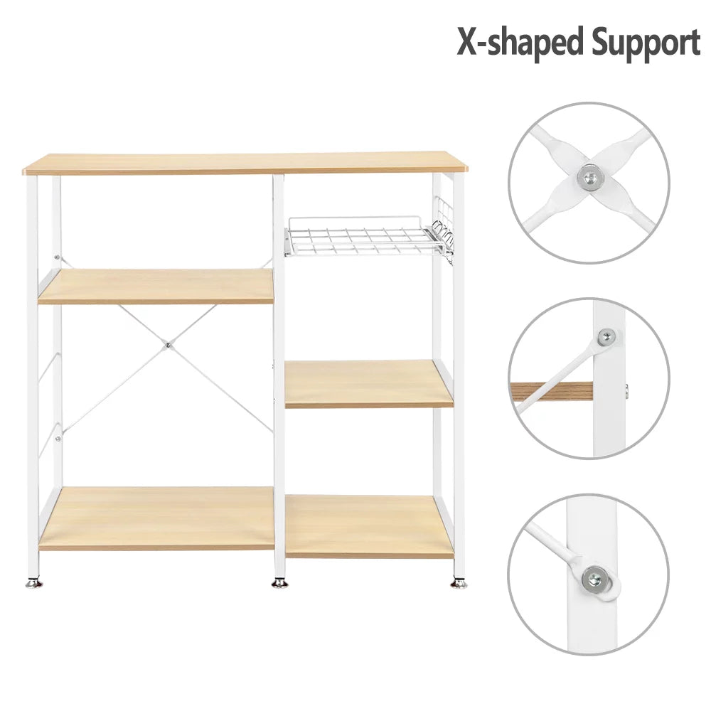 3-Tier Rolling Kitchen Cart J9350