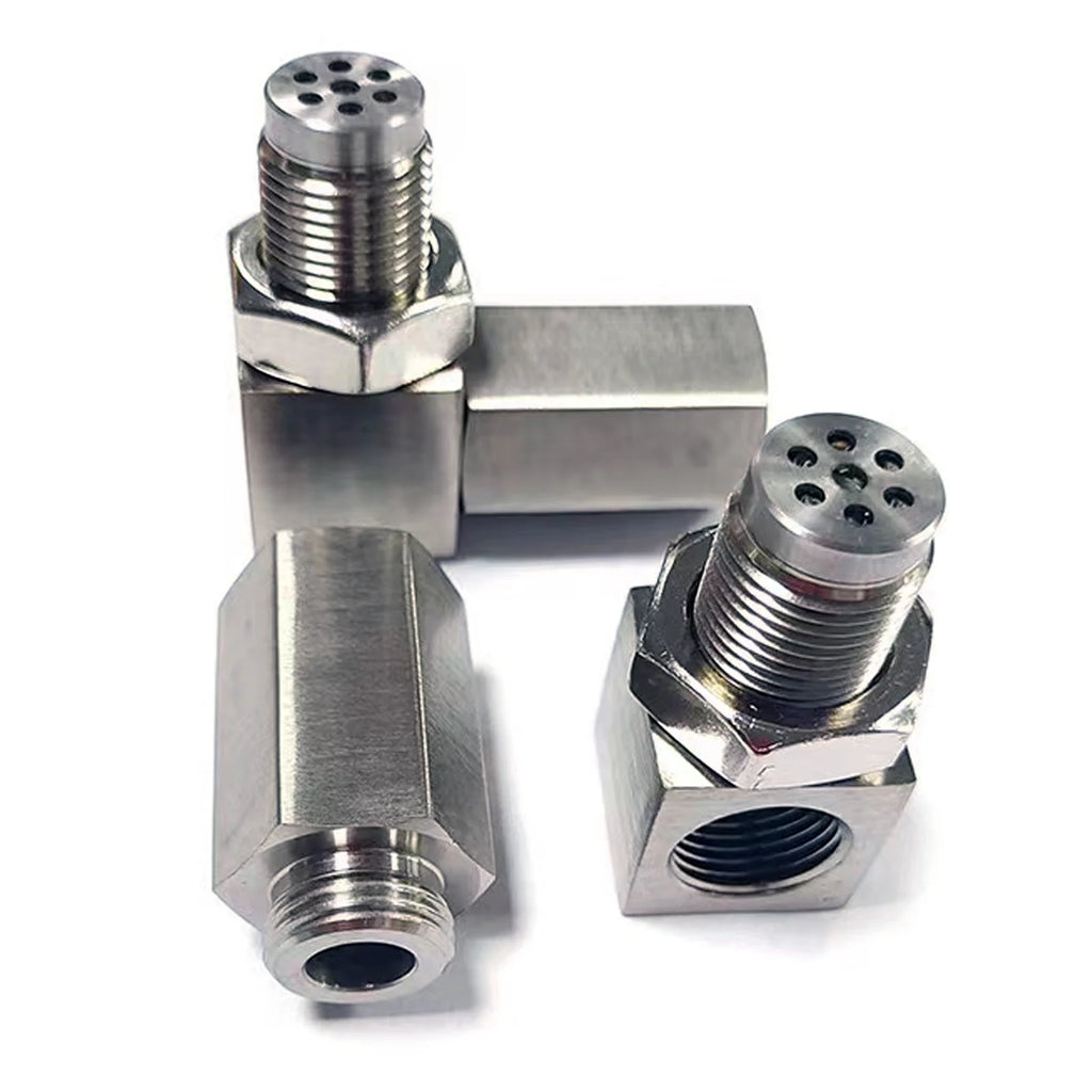 5 Pcs M18x1.5 90-Degree 304 Stainless Steel 02 Sensor Adapter I629580