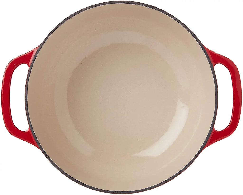 Enameled Cast Iron Dutch Oven 6-Quart Red M607