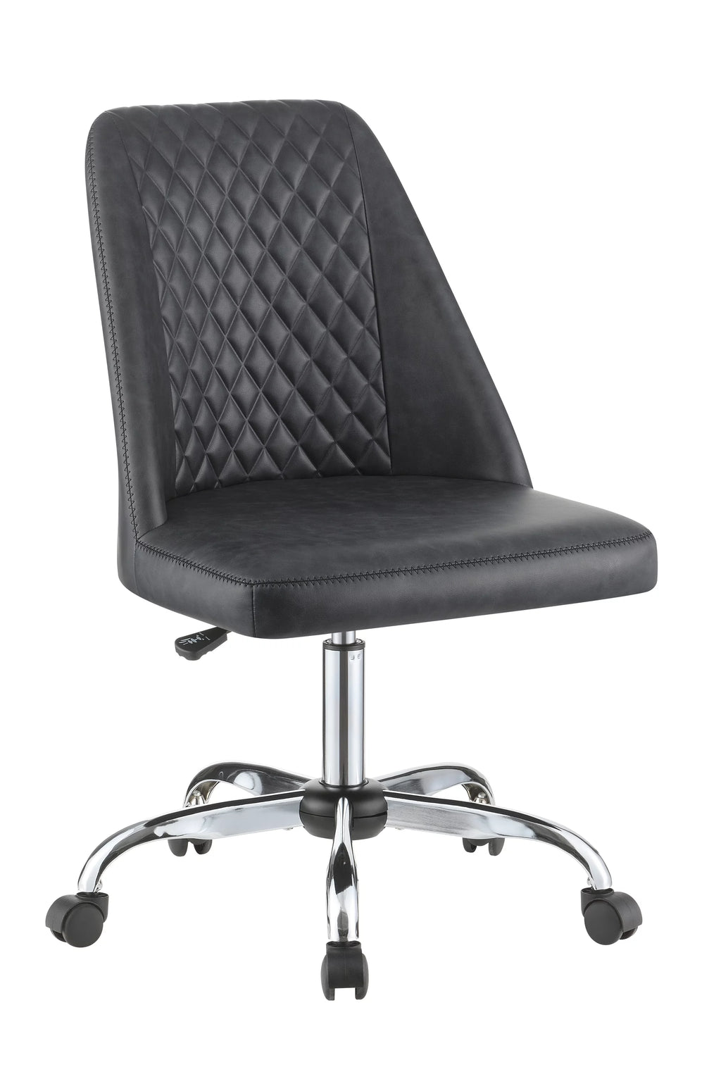 Grey and Chrome Upholstered Office Chair Z894436